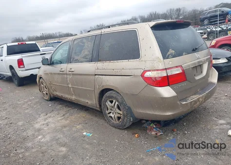 2006 Honda Odyssey Ex из США, поврежденный, VIN 5FNRL38466B423442